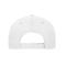 Unisex 5 Panel Sandwich Cap Organic Cotton White/navy 10232