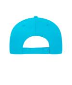Unisex 5 Panel Sandwich Cap Turquoise/white 10232