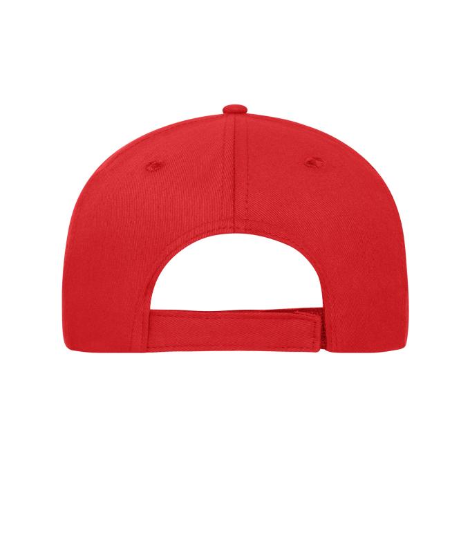 Unisex 5 Panel Sandwich Cap Red/white 10232