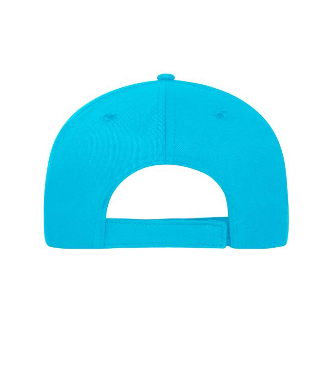 Unisex 5 Panel Sandwich Cap Turquoise/white 10232