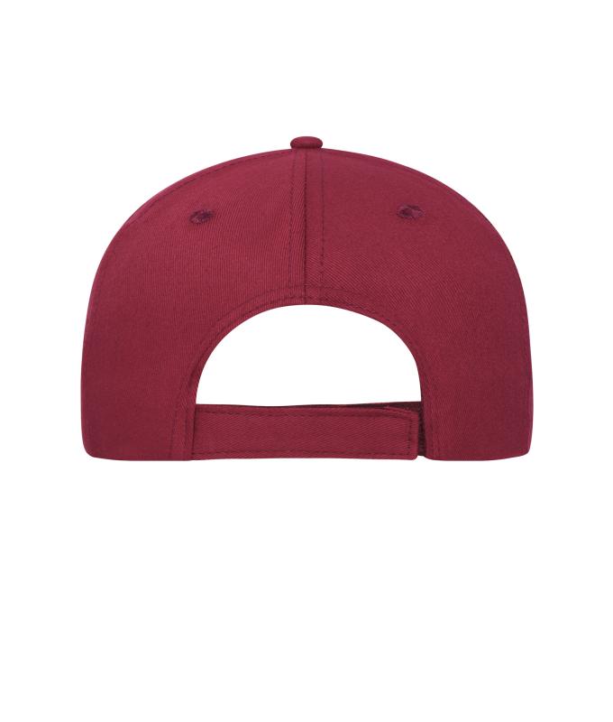 Unisex 5 Panel Sandwich Cap Dieprood/zwart 10232