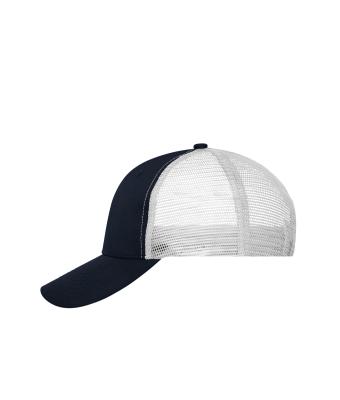 Unisex 6 Panel Mesh Cap Navy/navy/wit 10253