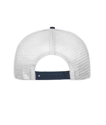 Unisex 6 Panel Mesh Cap Navy/navy/wit 10253