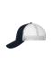 Unisex 6 Panel Mesh Cap Navy/navy/white 10253