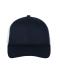 Unisex 6 Panel Mesh Cap Navy/navy/white 10253