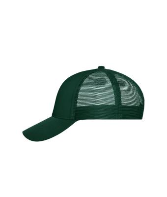 Unisex 6 Panel Mesh Cap Donkergroen/donkergroen 10253