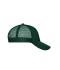 Unisex 6 Panel Mesh Cap Donkergroen/donkergroen 10253