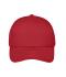 Unisex 6 Panel Mesh Cap Red/red 10253