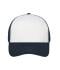 Unisex 6 Panel Mesh Cap White/navy 10253