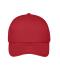 Unisex 6 Panel Mesh Cap Red/red 10253