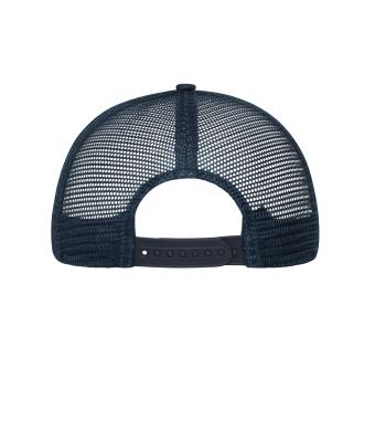 Unisex 6 Panel Mesh Cap Wit/navy 10253