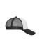 Unisex 6 Panel Mesh Cap Wit/zwart 10253