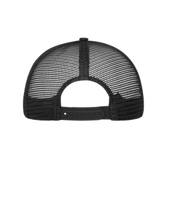 Unisex 6 Panel Mesh Cap Wit/zwart 10253
