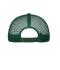 Unisex 6 Panel Mesh Cap Wit/donkergroen 10253