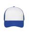 Unisex 6 Panel Mesh Cap Wit/royal 10253