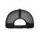 Unisex 6 Panel Mesh Cap Zwart/zwart 10253