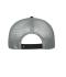 Unisexe Casquette filet 6 panneaux Noir/noir/gris-foncé 10253