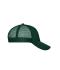 Unisexe Casquette filet 6 panneaux Vert-foncé/vert-foncé 10253