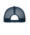 Unisex 6 Panel Flat Peak Cap Navy/navy 10254