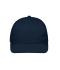 Unisex 6 Panel Flat Peak Cap Navy/navy 10254