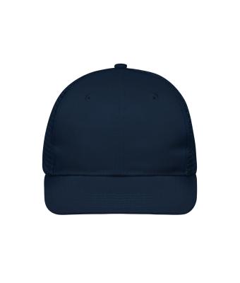 Unisex 6 Panel Flat Peak Cap Navy/navy 10254