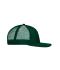 Unisex 6 Panel Flat Peak Cap Dark-green/dark-green 10254