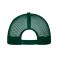 Unisex 6 Panel Flat Peak Cap Dark-green/dark-green 10254