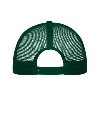 Unisex 6 Panel Flat Peak Cap Donkergroen/donkergroen 10254