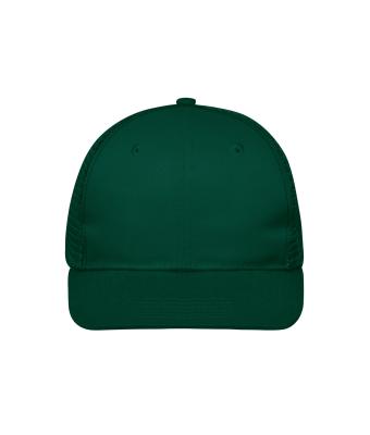 Unisex 6 Panel Flat Peak Cap Donkergroen/donkergroen 10254