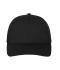 Unisex 6 Panel Sports Cap Black 10233