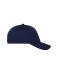 Unisex 6 Panel Sports Cap Navy 10233