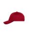 Unisex 6 Panel Sports Cap Red 10233