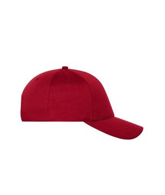 Unisex 6 Panel Sports Cap Red 10233