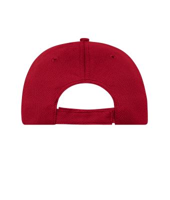 Unisex 6 Panel Sports Cap Red 10233