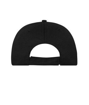Unisex 6 Panel Sports Cap Zwart 10233