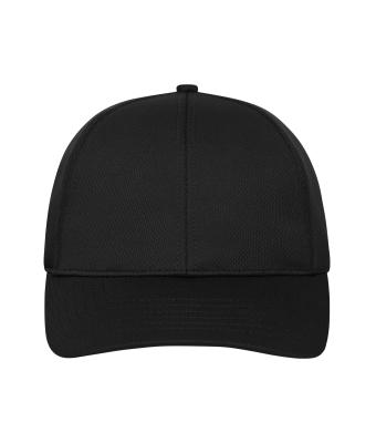 Unisex 6 Panel Sports Cap Zwart 10233