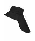 Unisex Function Hat with Neck Guard Zwart 10453