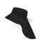 Unisex Function Hat with Neck Guard Zwart 10453