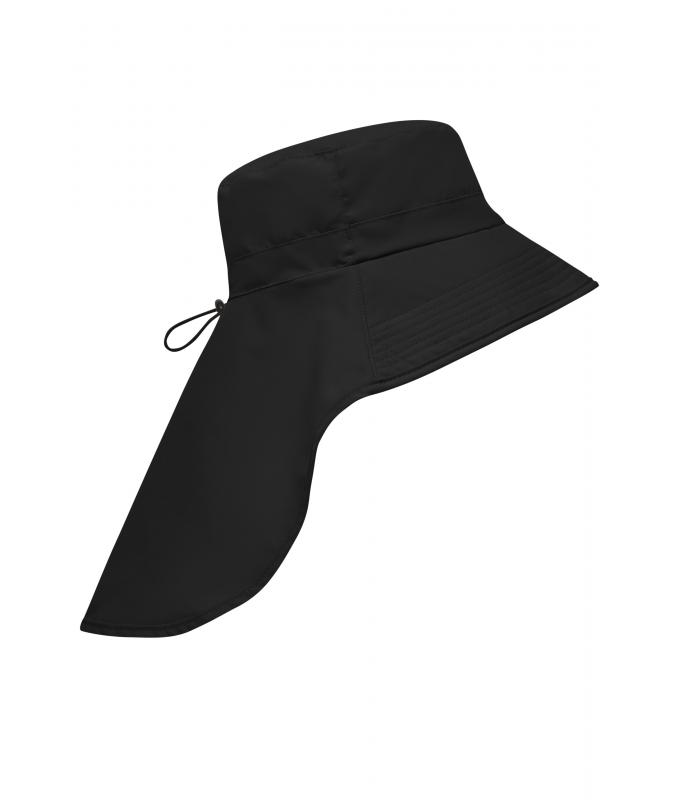 Unisex Function Hat with Neck Guard Zwart 10453