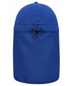 Unisex 6 Panel Cap with Neck Guard Royal 10454
