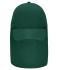 Unisex 6 Panel Cap with Neck Guard Dark-green 10454