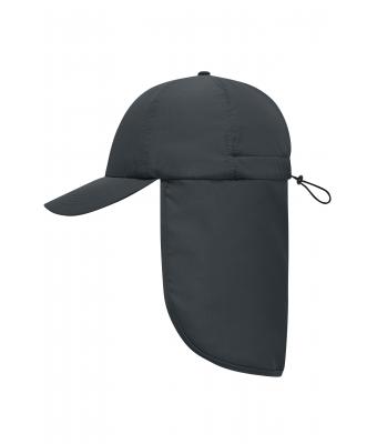Unisex 6 Panel Cap with Neck Guard Carbon 10454