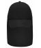 Unisex 6 Panel Cap with Neck Guard Zwart 10454