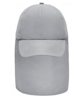 Unisex 6 Panel Cap with Neck Guard Grijs 10454