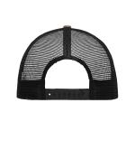 Unisex 6 Panel Mesh Cap Melange Bruin-melange/zwart 10455