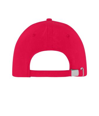 Unisex 5 Panel Sports Cap Rood/zwart 11190
