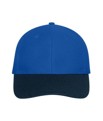 Unisex 6 Panel Mesh Cap Royal/navy 11191