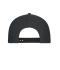 Unisex 6 Panel Mesh Cap Donkergrijs/zwart 11191