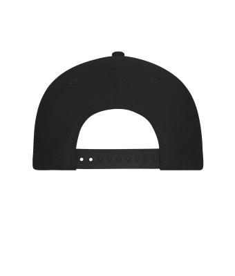 Unisex 6 Panel Mesh Cap Zwart/zwart 11191