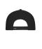 Unisex 6 Panel Mesh Cap Zwart/zwart 11191
